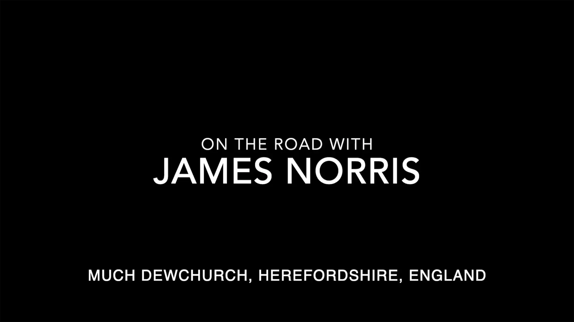 On The Road with Jim Norris